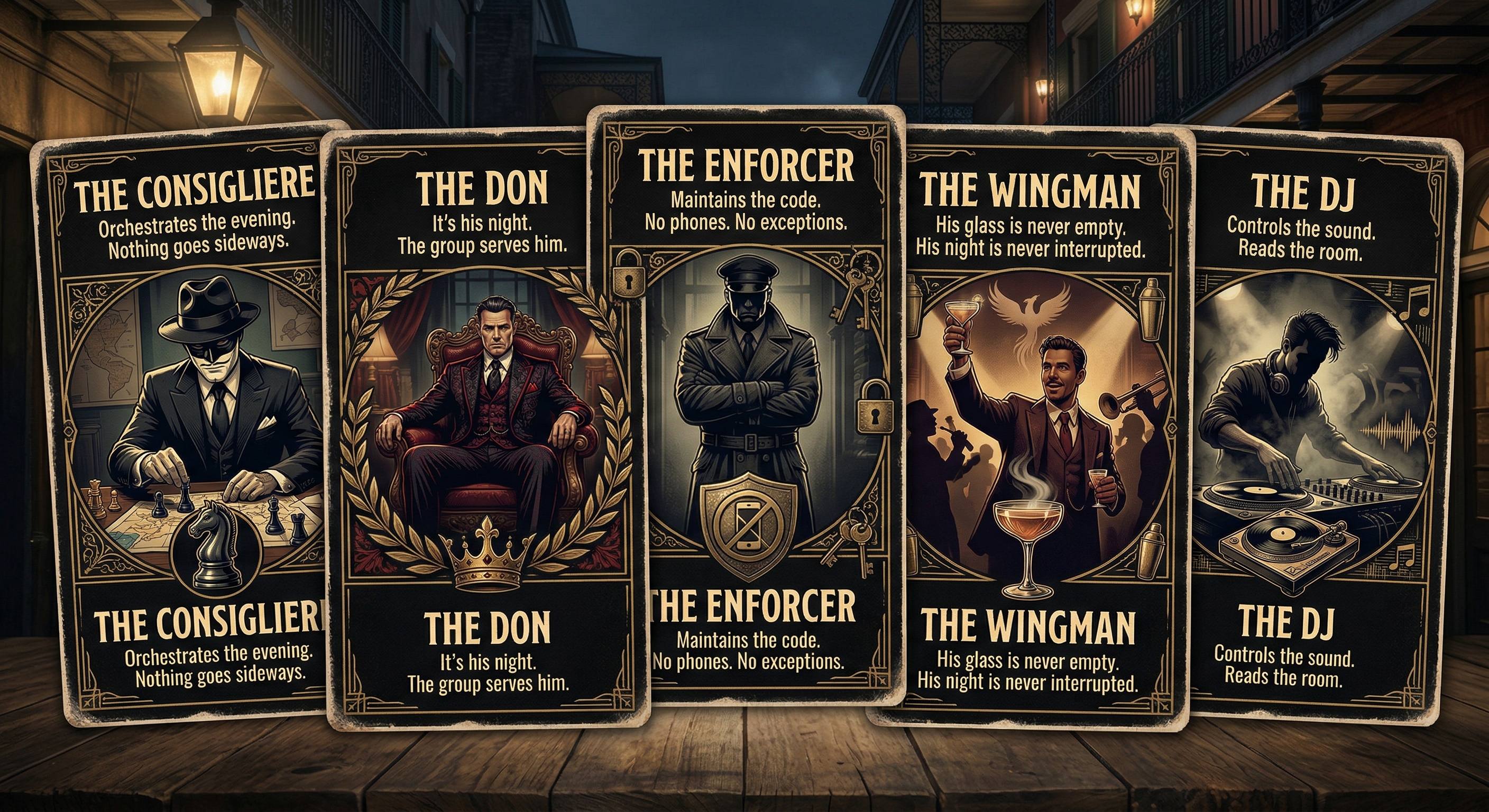 Saturday role cards