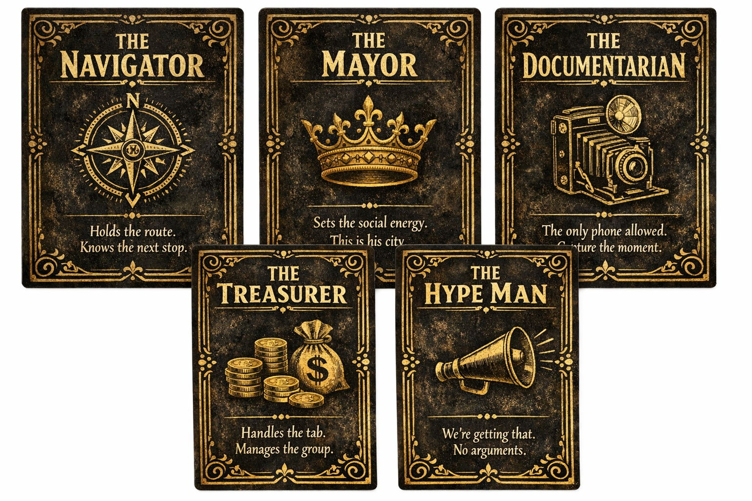 Thursday role cards